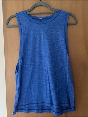 lululemon athletica Electric Blue Muscle Tank